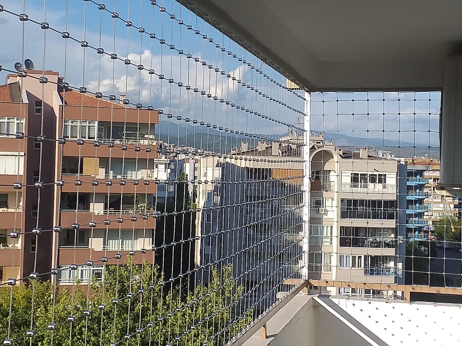 Çelik Balkon Filesi